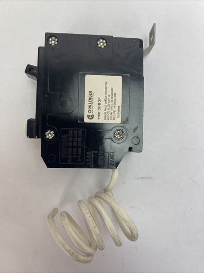 CHALLENGER CBBGF1020 GROUND FAULT INTERUPTER CIRCUIT BREAKER 20AMP 1P 120VAC