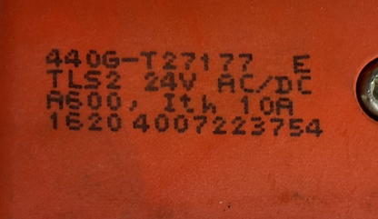 ALLEN BRADLEY 440G-T27177 E GUARD MASTER SAFETY INTERLOCK SWITCH 24V TLS2-GD2