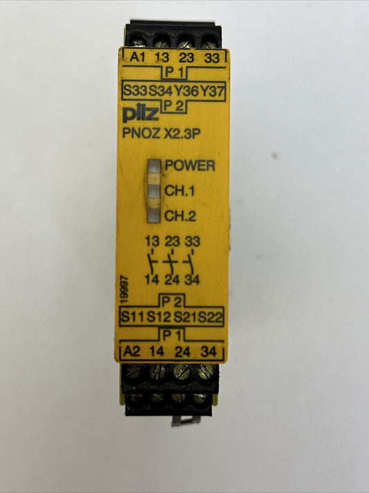 PNOZ X2.3P 24VACDC 3n/o SAFETY RELAY 24V