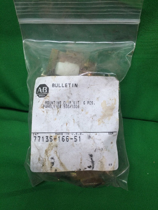 *LOT OF 6* ALLEN BRADLEY 77135-166-51 MOUNTING CLIPS 7713516651