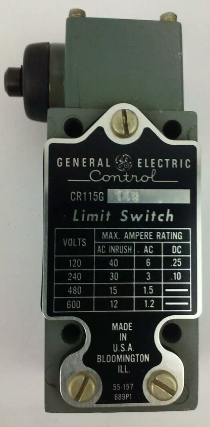 GE, CR115G119, LIMIT SWITCH, 600V MAX, NEW, GENERAL ELECTRIC, CR115G, NEW