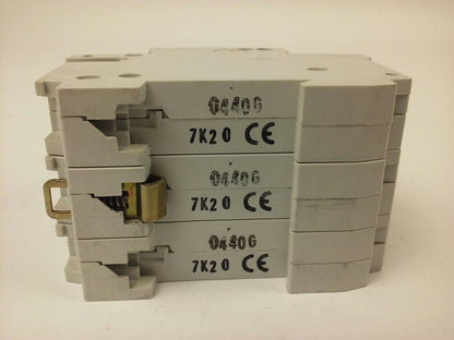ABB, S273-K20A, CIRCUIT BREAKER, 3P, 277/480VAC, 10KA, 20A, VDE0660, NEW SURPLUS