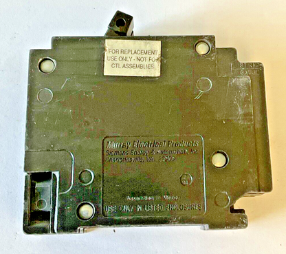 MURRAY MP1515N CIRCUIT BREAKER 120/240VAC 15A TYPE MH-T