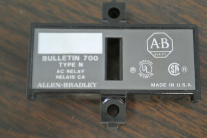 ALLEN-BRADLEY X-310653 FRONT COVER ASSEMBLY for BUL. 700 AC RELAY / NEW SURPLUS