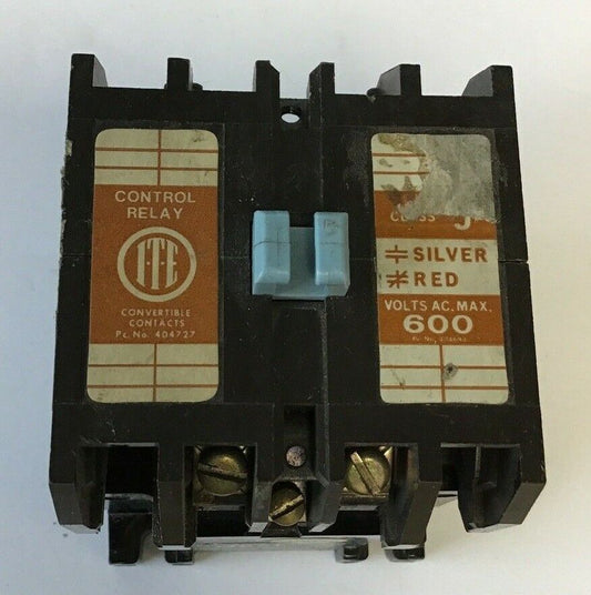 ITE J20A20 CONTACT BLOCK 2POLE 10A 600VAC J20M MAGNET BLOCK