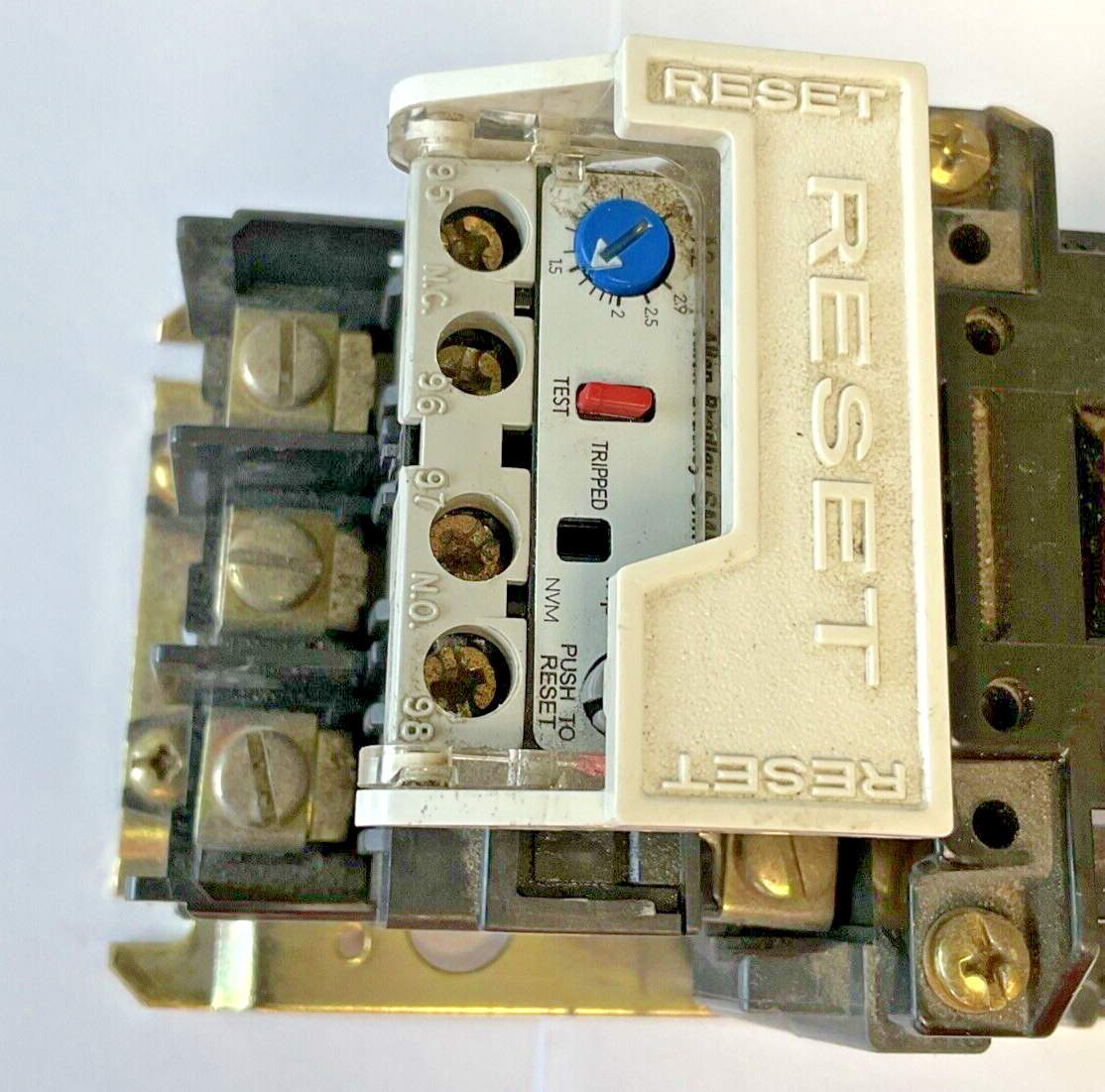 ALLEN BRADLEY 509-A0D-A2D SER. B STARTER 592-A2DA CB236 COIL 120V 509-AOD-A2D