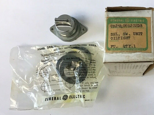 GENERAL ELECTRIC CR2940US202DS SELECTOR SWITCH