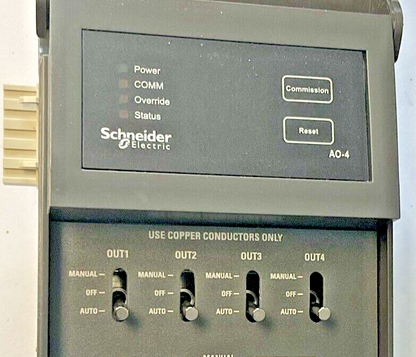 SCHNEIDER ELECTRIC AO-4-8-O-S I/O MODULE 24VDC 3.8W