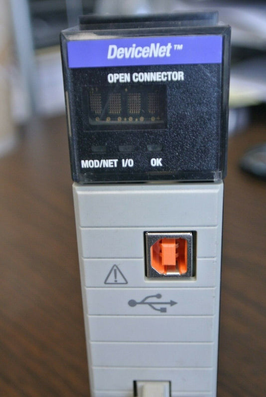 ALLEN-BRADLEY 1756-DNB Series C DEVICENET COMMUNICATION MODULE / PN-23452 24VDC