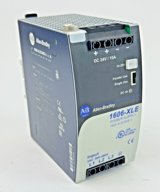 ALLEN-BRADLEY - 1606-XLE240E-3 SER. A - POWER SUPPLY - 3 PH, 240 W, 24 VDC, 10 A