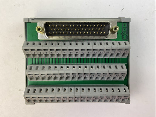 WAGO PCB-148 50036746 50 PIN D-SUB MOD CONNECTOR MODULE