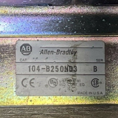ALLEN BRADLEY 104-B250ND3 SER B REVERSING STARTER 600VAC 304A 3PH 300HP