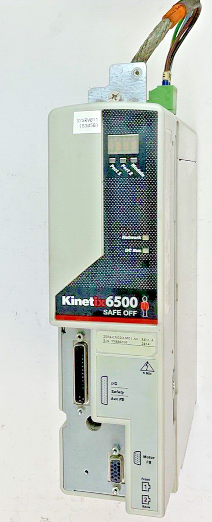 ALLEN BRADLEY 2094-EN02D-M01-S0 CONTROL MOD. / 2094-BM02-M POWER MODULE VER2.015