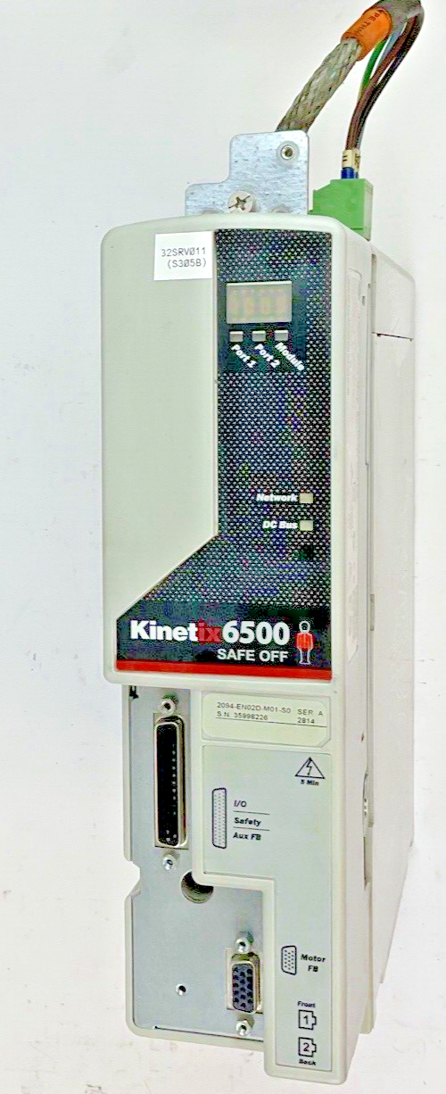 ALLEN BRADLEY 2094-EN02D-M01-S0 CONTROL MOD. / 2094-BM02-M POWER MODULE VER2.015