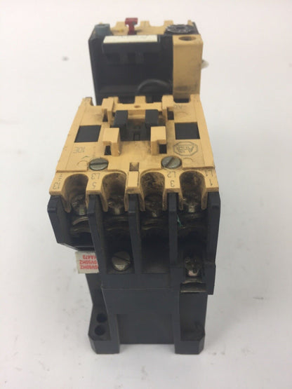ALLEN BRADLEY 100-A09ND3 CONTACTOR SER B 600VAC 9A W/ 193-BSB30 RELAY 2-3A