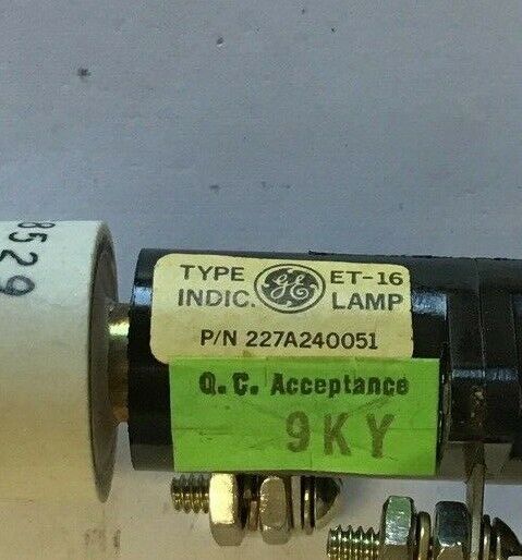 GENERAL ELECTRIC 227A240051 RED INDICATOR LIGHT***LOTOF2***