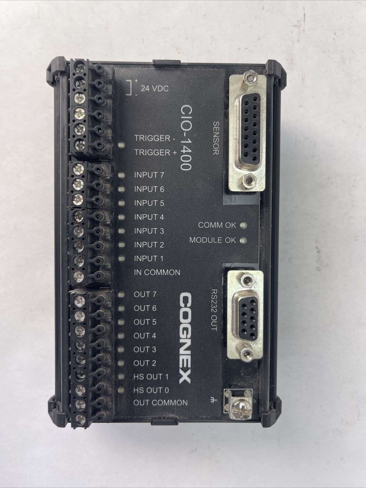 COGNEX CIO-1400 OUTPUT EXPANSION MODULE REV B INPUT 24VDC