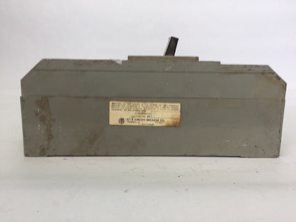 ITE CIRCUIT BREAKER TYPE ET-75 225AMP HJ FRAME 600VAC 125/250VDC 3P ADJ MAG TRIP