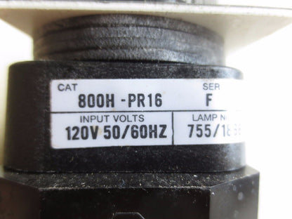 ALLEN-BRADLEY 800H-PR16 Ser. F PILOT LIGHT - 120V