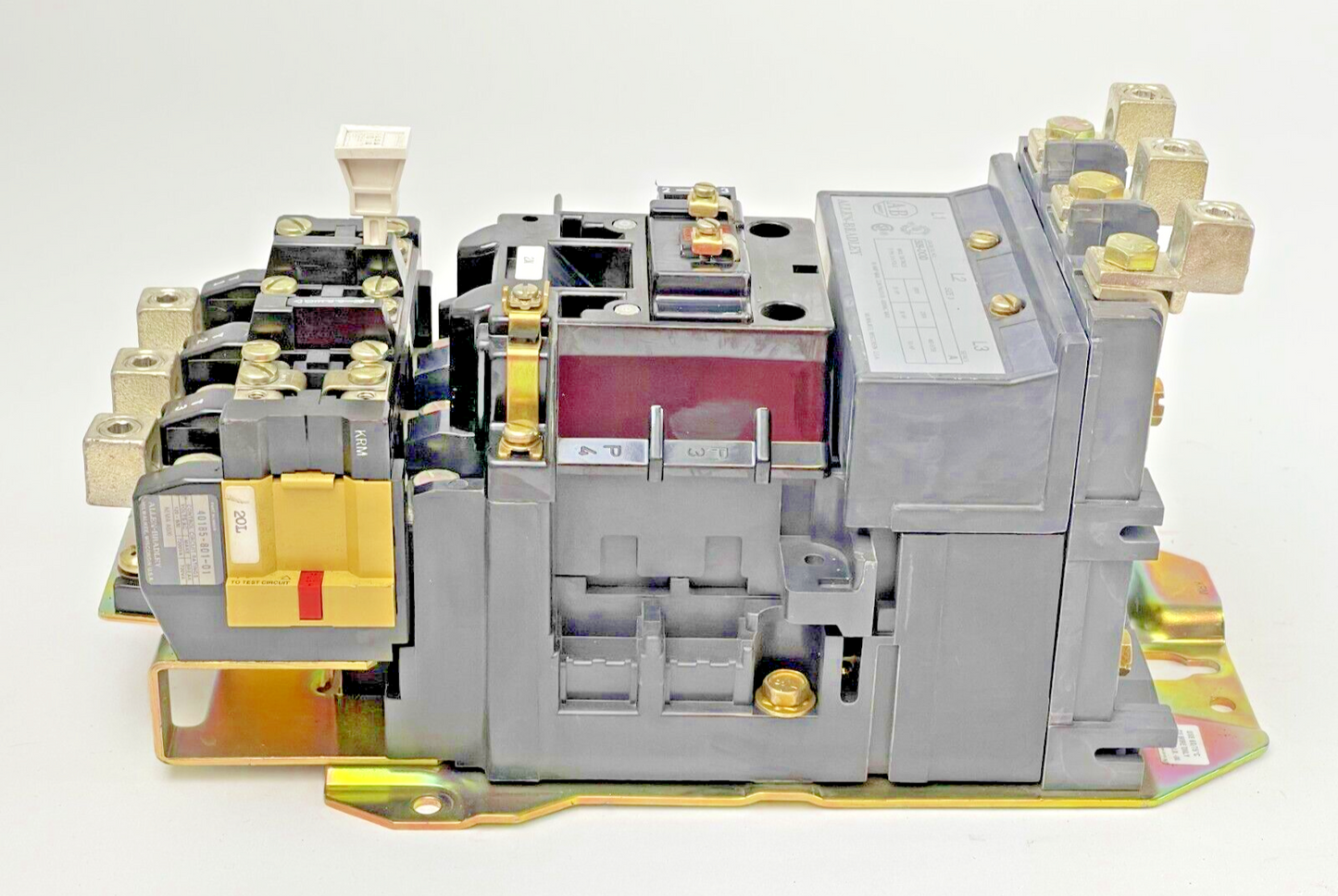 ALLEN BRADLEY -509-DOD SER. A- MOTOR STARTER - 90 AMP, 3-5 POLE, NEMA SIZE 3