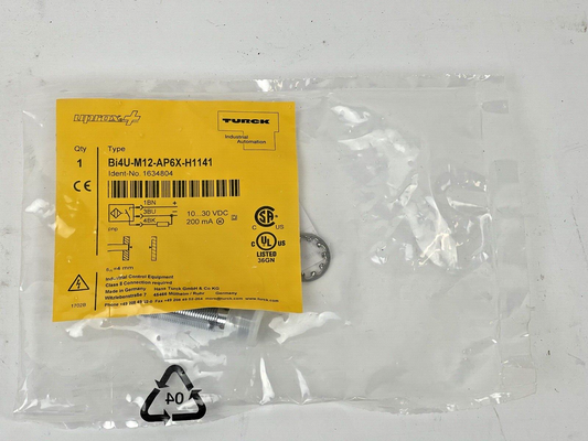 TURCK - BI4U-M12-AP6X-H1141 - PROXIMITY SWITCH SENSOR - 1634804