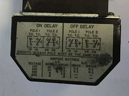 CUTLER HAMMER D26MT SER.A1 RELAY W/ D26MPR TYPE M RELAY