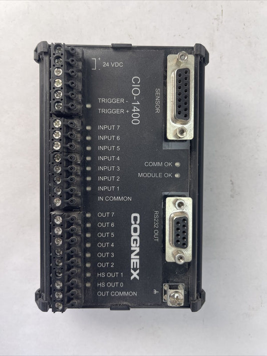 COGNEX CIO-1400 OUTPUT EXPANSION MODULE REV D INPUT 24VDC