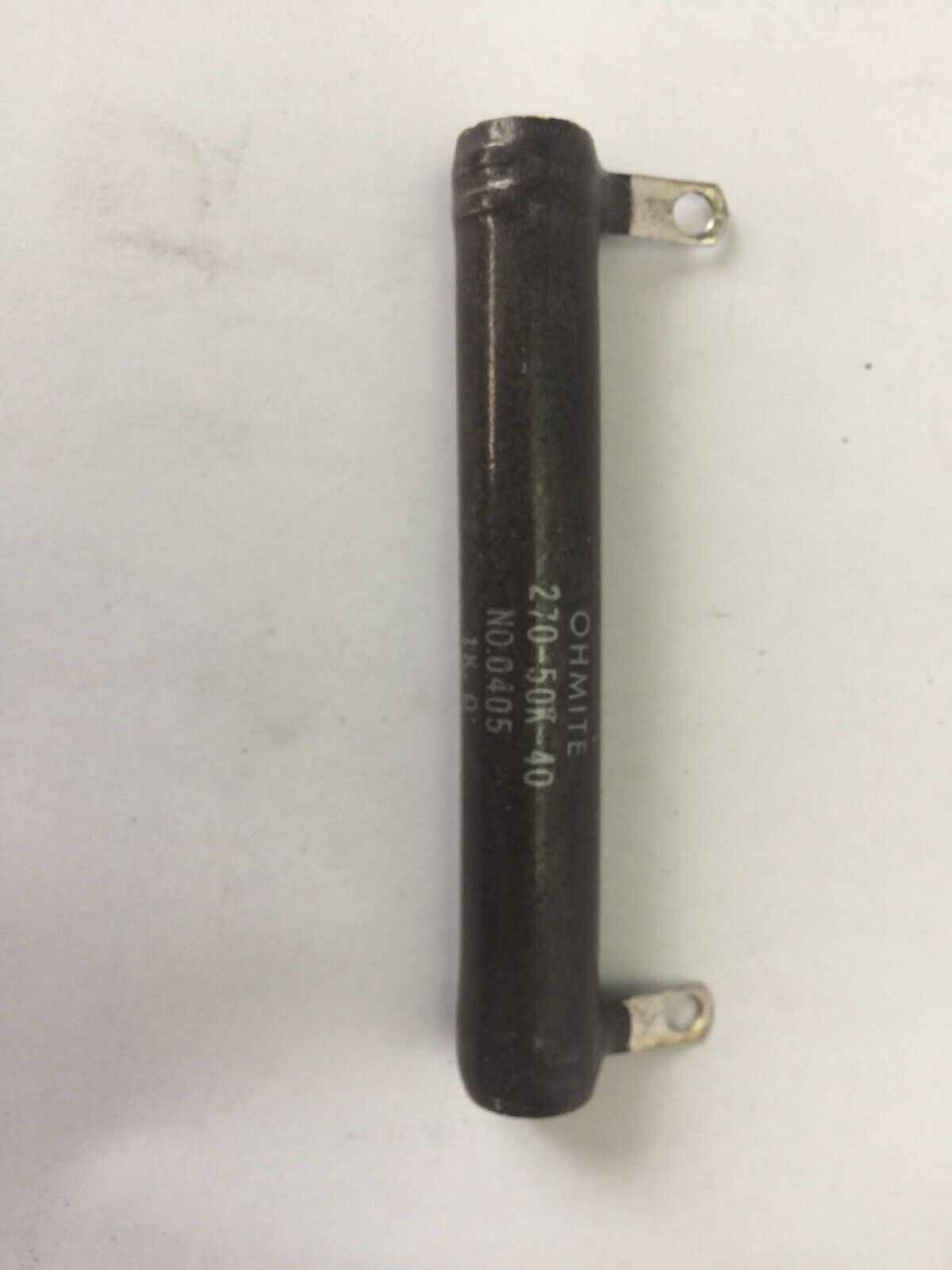 OHMITE 270-50K-40 RESISTOR NO. 0405 1K OHMS 50 WATTS (LOT OF 6)