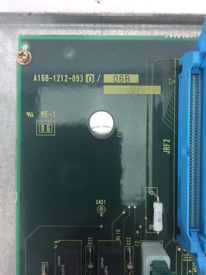 FANUC A16B-1212-0930/06B EMERGENCY STOP CONTROL BOARD W/ MOUNTING BRACKET