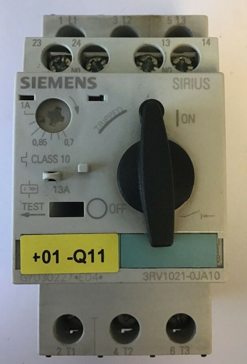 SIEMENS 3RV1021-0JA10 MOTOR STARTER 690V ***LOTOF2***