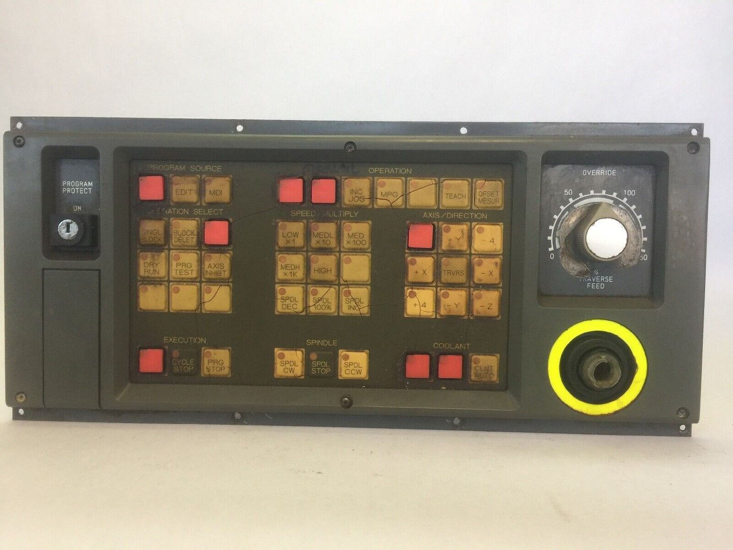FANUC A02B-0099-C150/MBR OPERATOR'S PANEL A16B-2300-0110/01A CIRCUIT BOARD