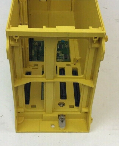 FANUC A05B-2400-C060 2SLOT RACK CHASSIS W/ FAN A02B-0260-C021