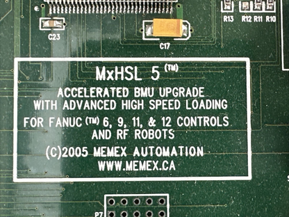MEMEX ELECTRONICS MxHSL 5 CONTROL CIRCUIT BOARD