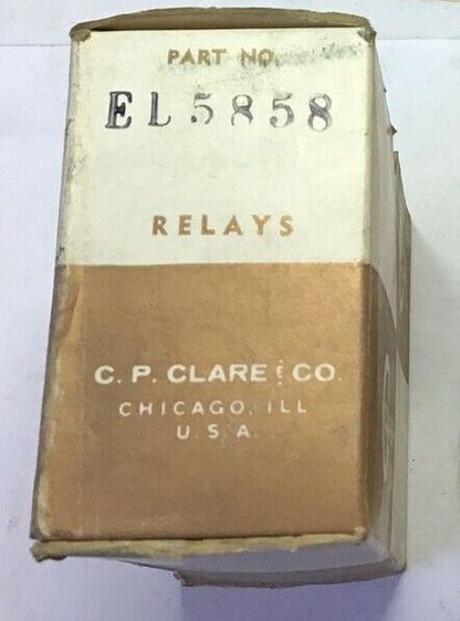 CLARE EL5858 RELAY RESISTANCE 12000 OHMS