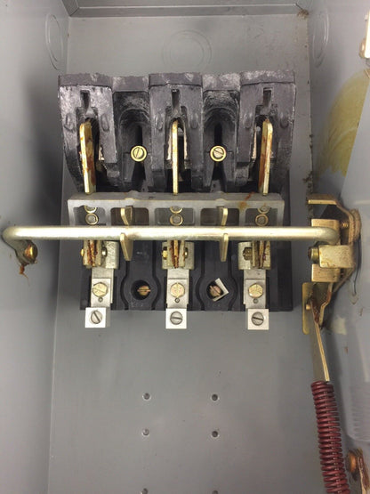 WESTINGHOUSE HUN363 HEAVY DUTY SAFETY SWITCH 100 AMP 600 VAC