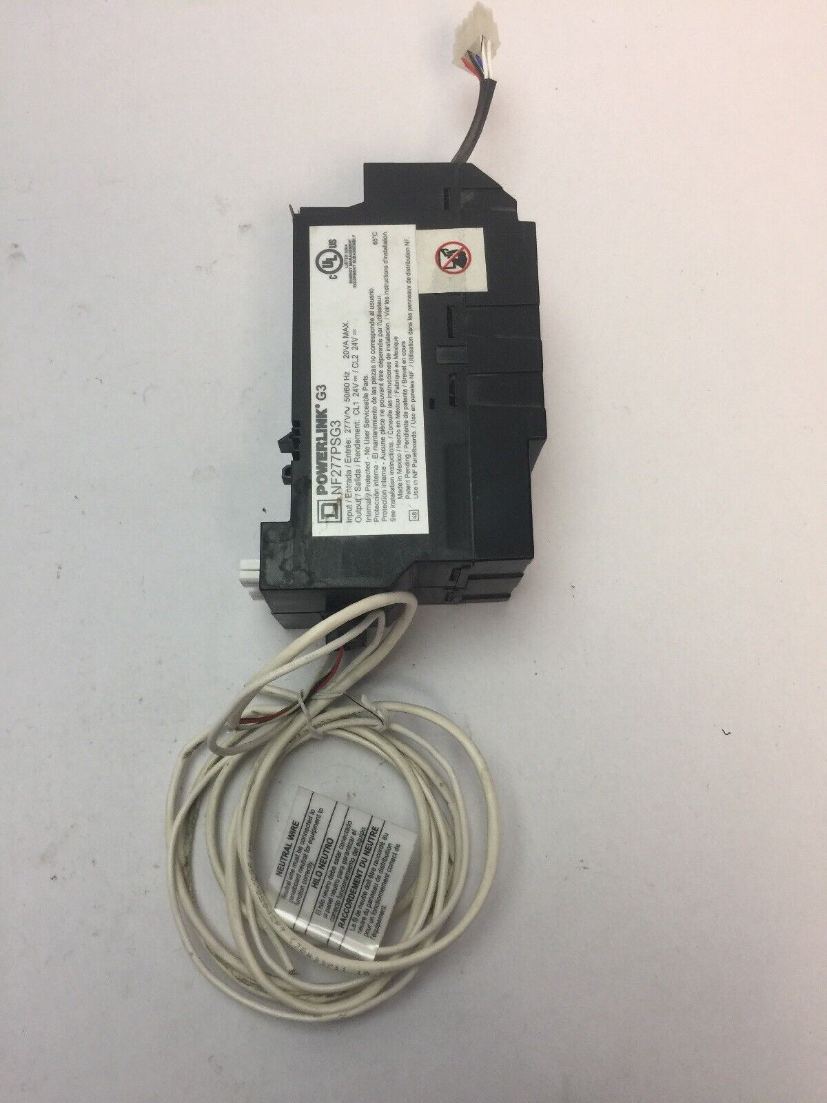 SQUARE D NF277PSG3 POWERLINK G3 POWER SUPPLY INPUT 277VAC OUTPUT 24CVDC