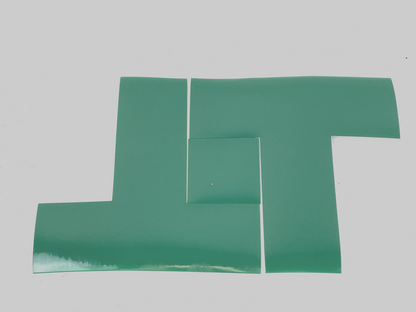 MIGHTY LINE TAPE - GREEN T - BOX of 100 T'S - INDUSTRIAL TAPE - 6"X6"X2"