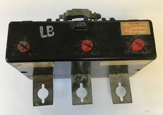 WESTINGHOUSE HLB3125T TRIP UNIT 125A