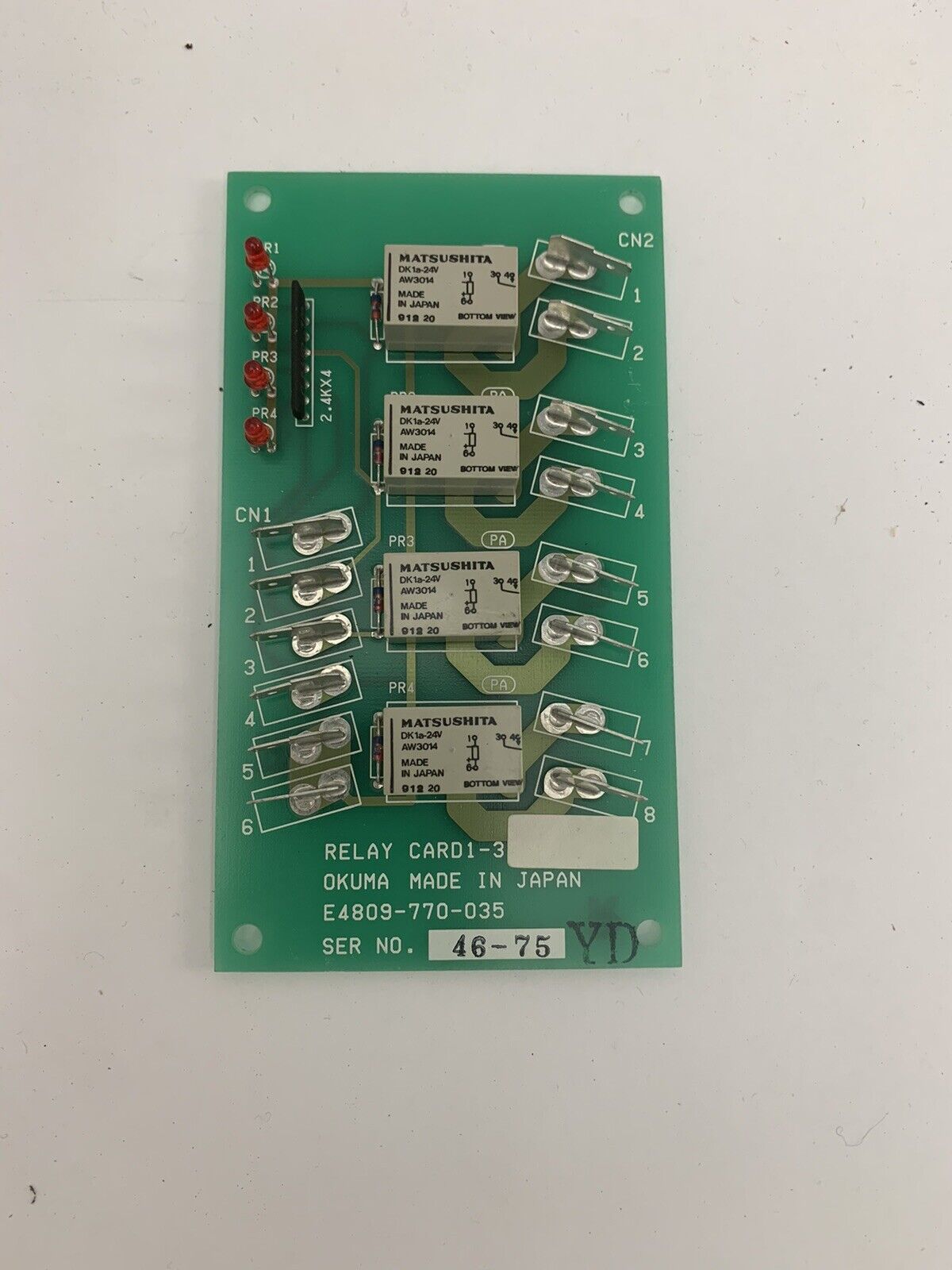 Okuma E4809-770-035 Relay Card 1-3