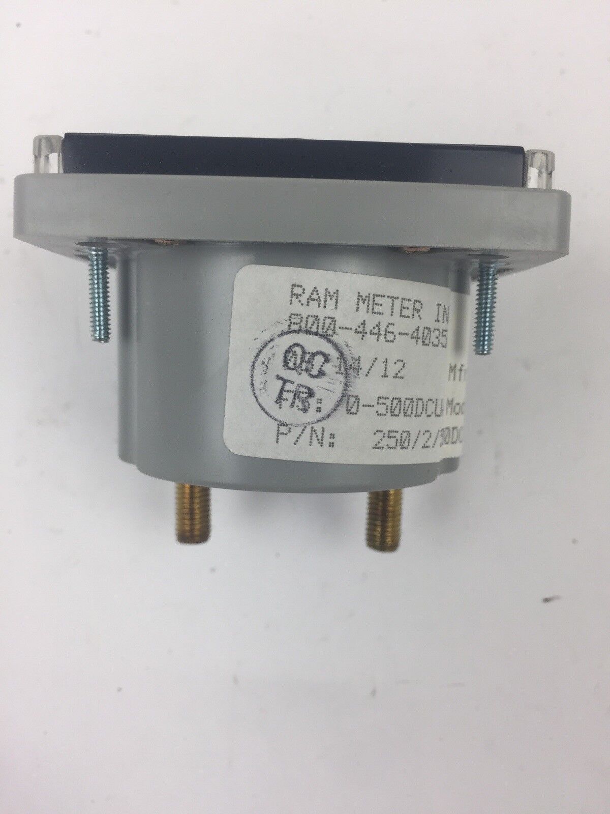 YOKOGAWA RAM METER 800-446-4035 250/2/500DCUA/2000DPM