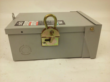 I-T-E SIEMENS NR-321 SER. A, ENCLOSED SWITCH, 30A, 240V, 2PH, TYPE 3R, FUSIBLE