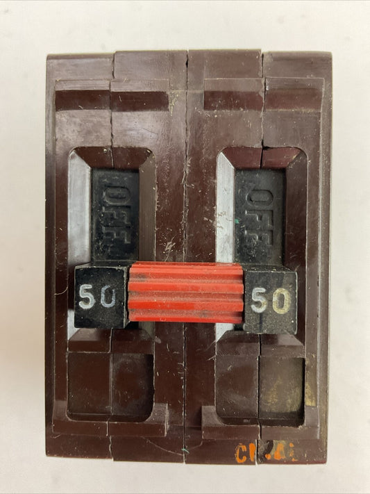 WADSWORTH A250 CIRCUIT BREAKER 50AMP 120/240VAC 2POLE