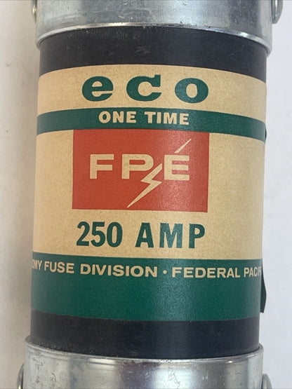 ECONOMY EON-250 ECO ONE-TIME FUSE 250V 250AMP