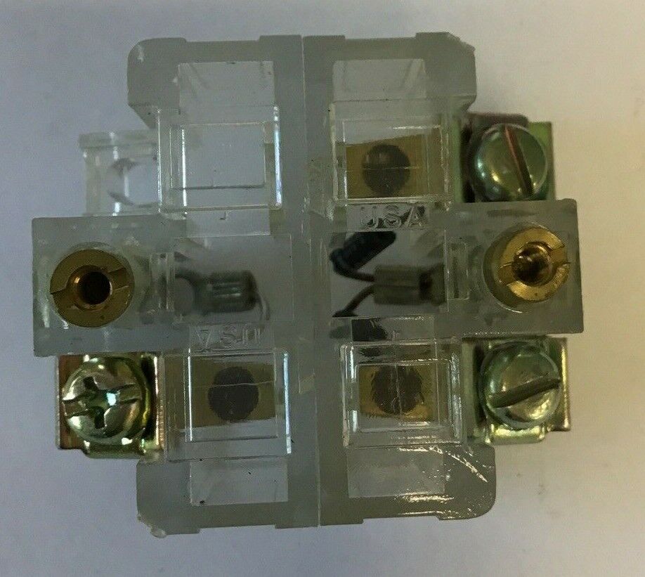 RUNDEL IDEC PR4 CONTACT BLOCK***LOTOF25***