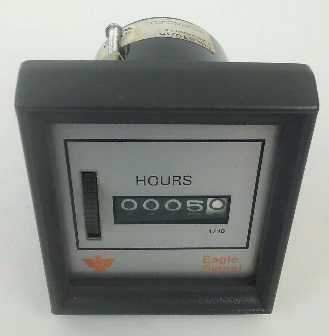 EAGLE SIGNAL HK510A6 ELECTRIC PANEL TOTALIZER TIMER 120V 60HZ 6 DIGIT
