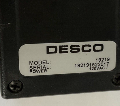 DESCO 19219 GROUND HUB MONITOR 120VAC