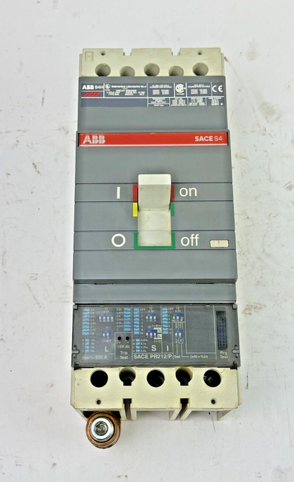 ABB - S4H - S4H-3P-250A - SACE 4 - CIRCUIT BREAKER - 250A/3 POLE/600VAC