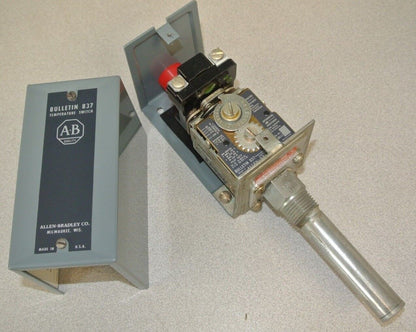ALLEN-BRADLEY 837-AT11-JMC TEMPERATURE SWITCH / 90-200° F / NEW SURPLUS