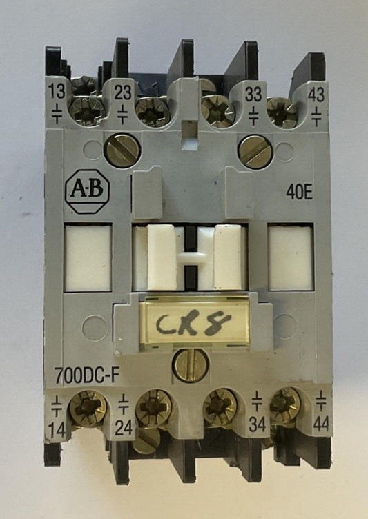 ALLEN BRADLEY 700DC-F400* CONTROL RELAY  SER.C 40E 10A 660V