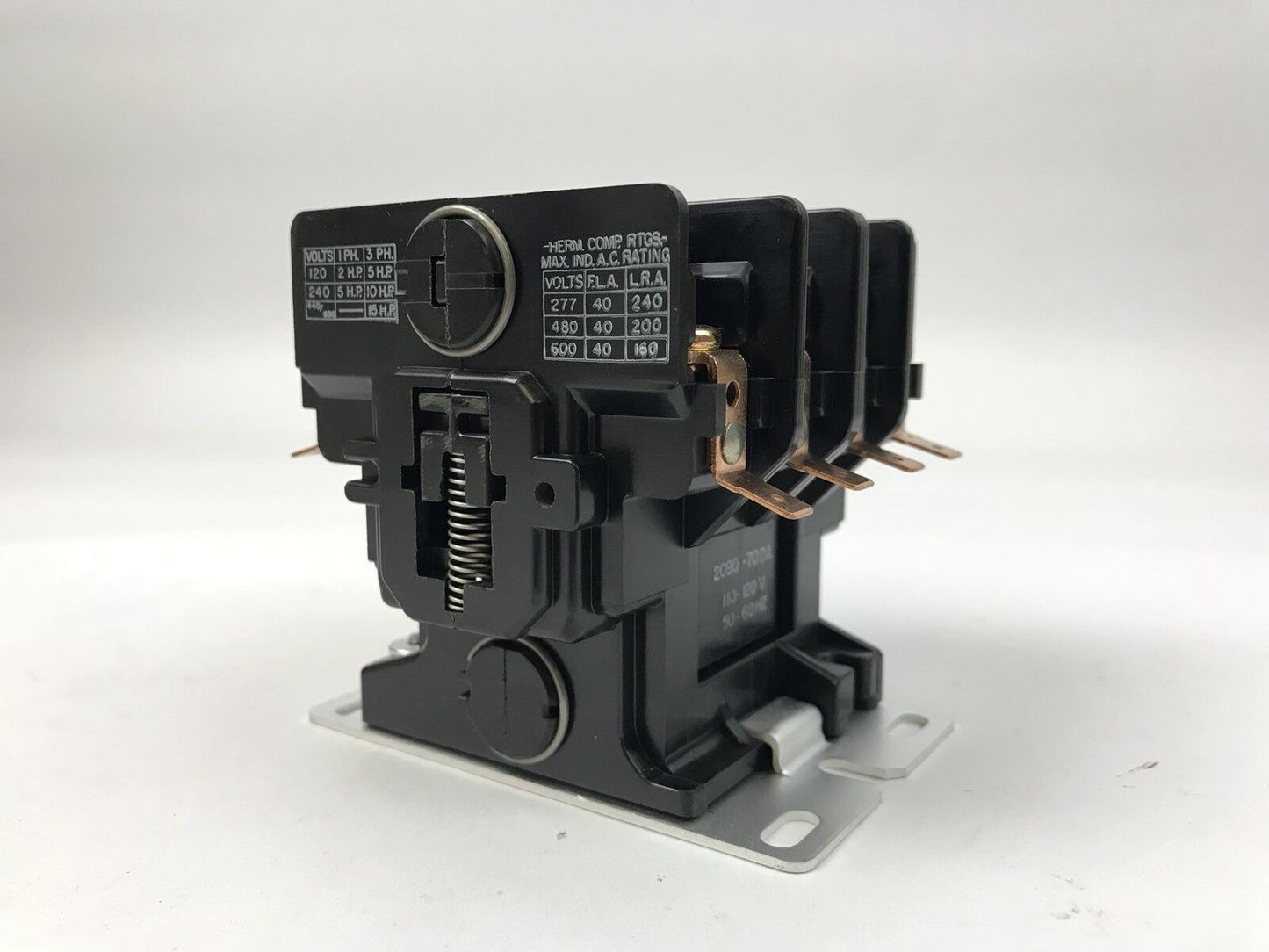 Gould 2200 EB440AA Contactor 50 A Res/Pole 600 Volts Max. AC (346466-00015)